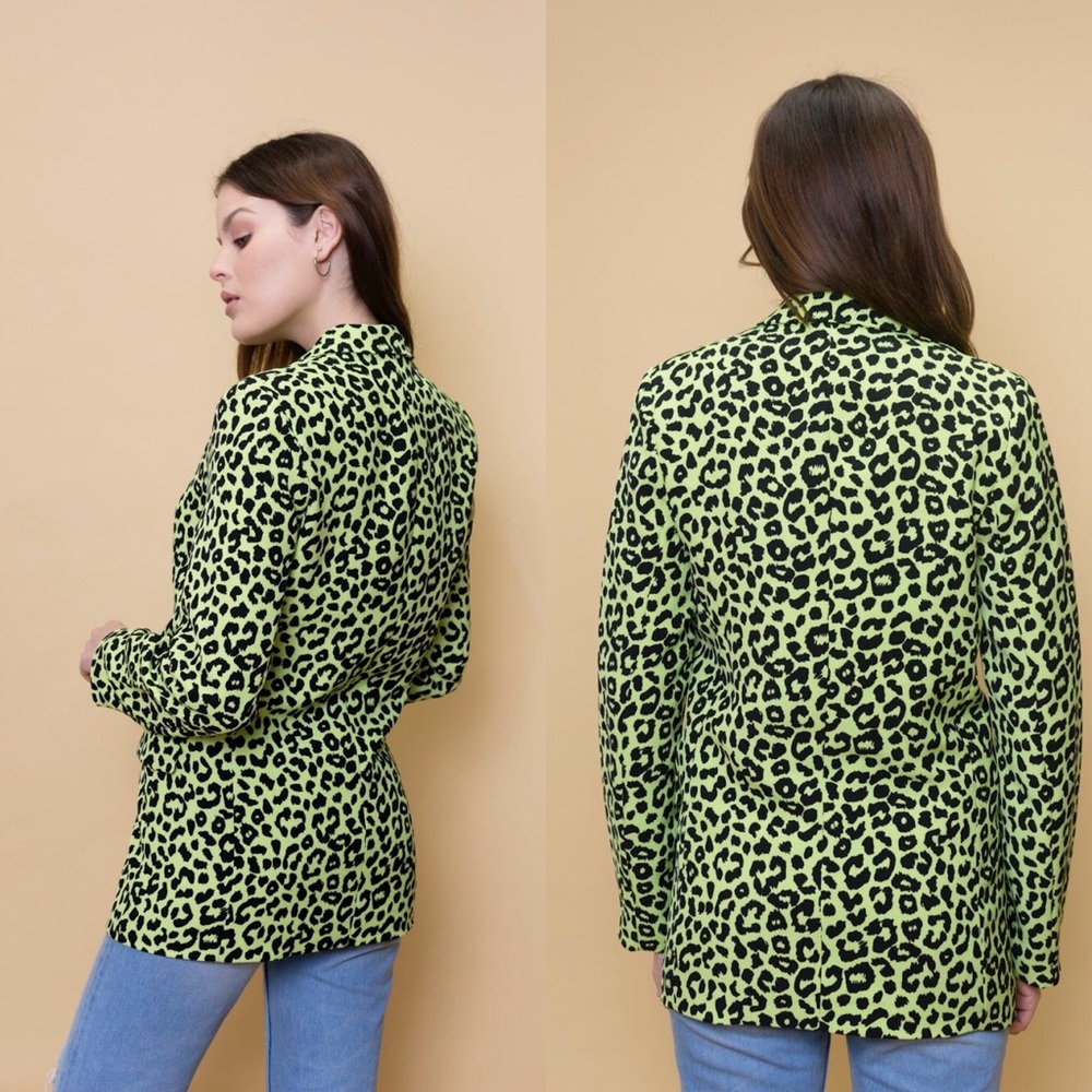 Slay All Day Leopard Print Blazer - Picture 3 of 7
